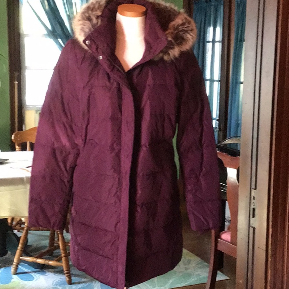 Lands End down coat